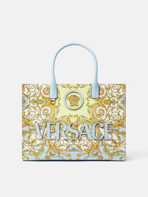 La Medusa Printed Large Canvas Tote