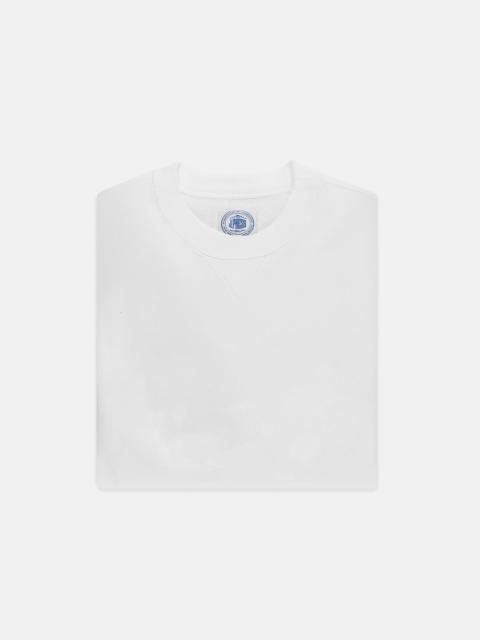 MADE-IN-USA WHITE HEAVYWEIGHT SWEATSHIRT