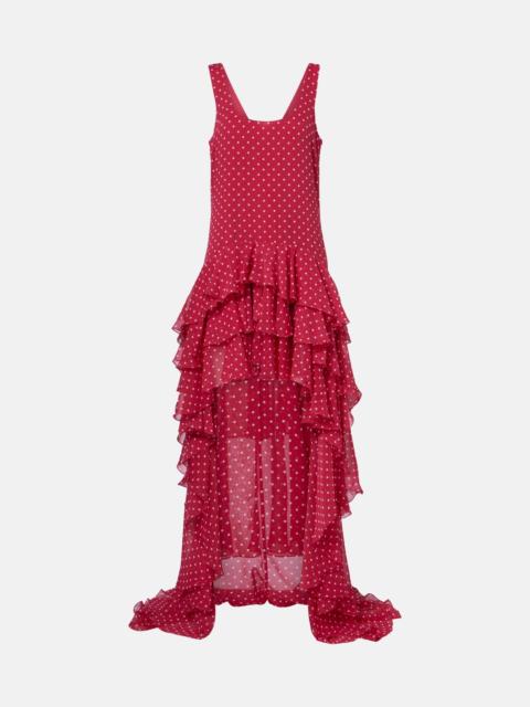 Truut ruffled chiffon midi dress