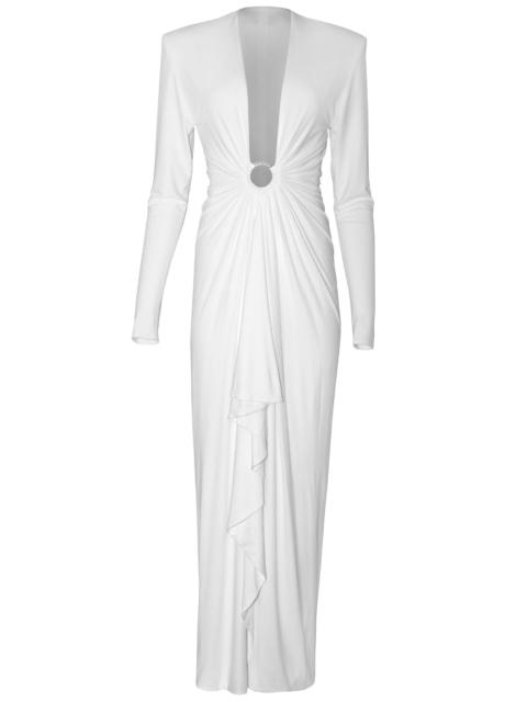 O-Ring V-neck Gown