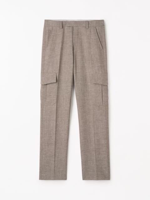 Mend Cargo Fit Wool-Linen Pants