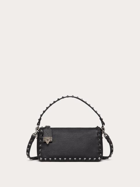 SMALL ROCKSTUD GRAINY CALFSKIN CROSSBODY BAG