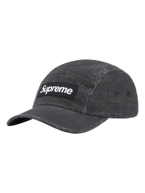 Supreme Coated Cordura Camp Cap 'Black White' SUP-SS22-890