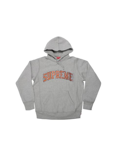 Supreme Water Arc Hooded Sweatshirt Heather Grey