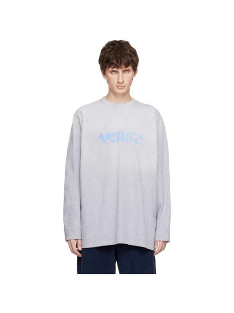Gray 'Venice' Long Sleeve T-shirt