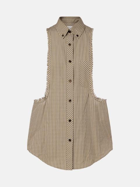 Checked cotton shirt
