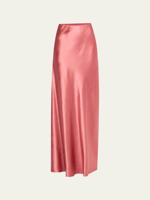 Satin Maxi Skirt