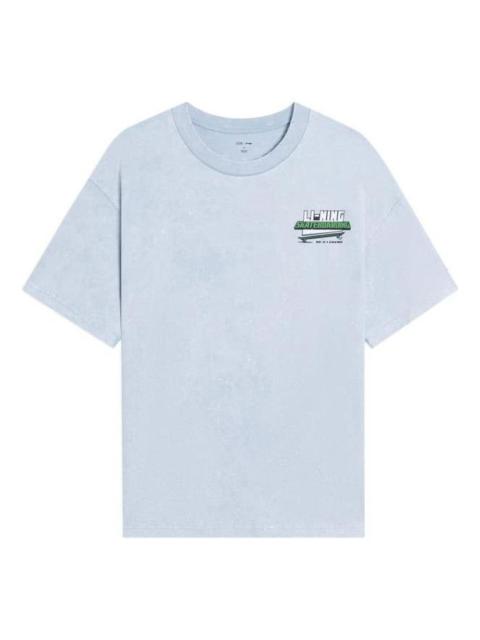 Li-Ning x MARVEL Hulk Comic Graphic T-shirt 'Light Blue' AHSSB93-3