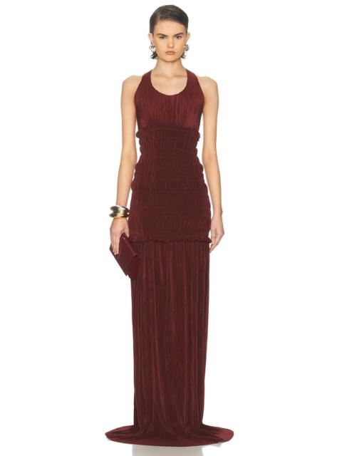 Pleated Long Dress