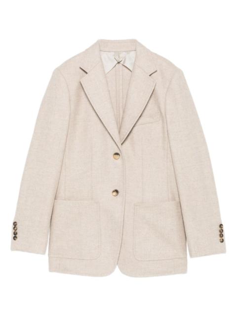 single-breasted blazer