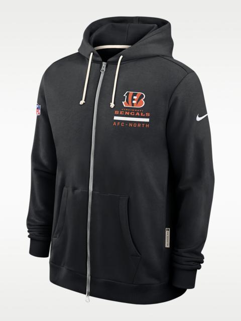 Cincinnati Bengals Utility Player Sideline Men's Nike Dri-FIT NFL Full-Zip Hoodie