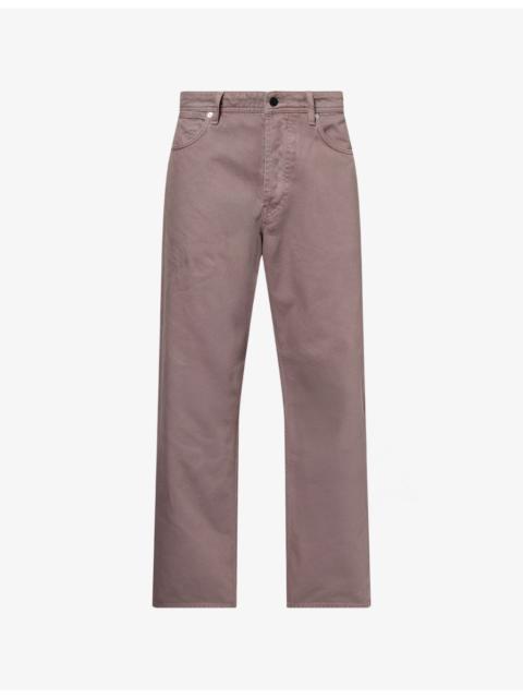 Straight-Leg Bull Denim Jeans