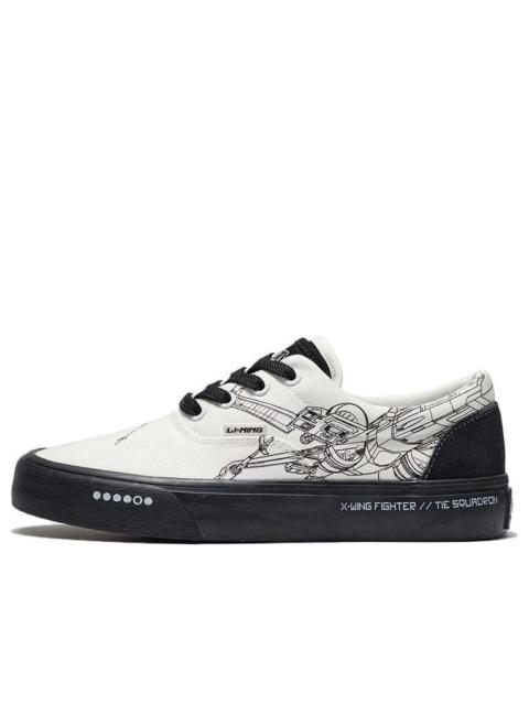 (WMNS) Li-Ning x Star Wars Skateboarding Low 'Creamwhite Black' AGCS202-2