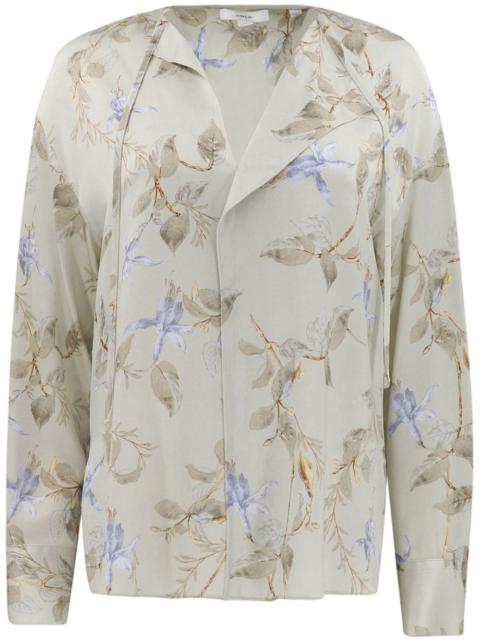 Bellflower silk blouse