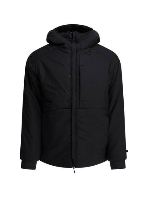 hooded padded coat