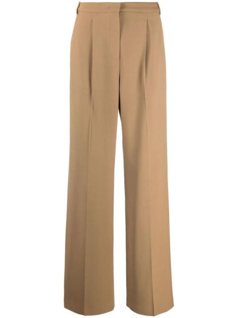 wide-leg tailored trousers