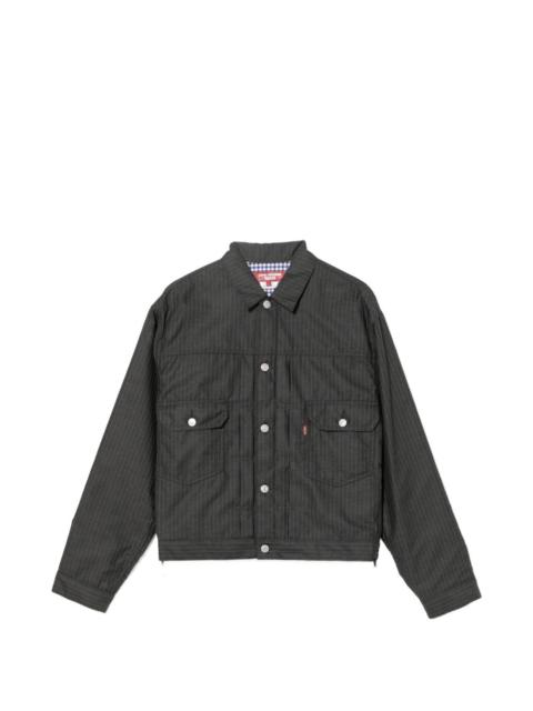 x Levi's pinstripe shirt jacket