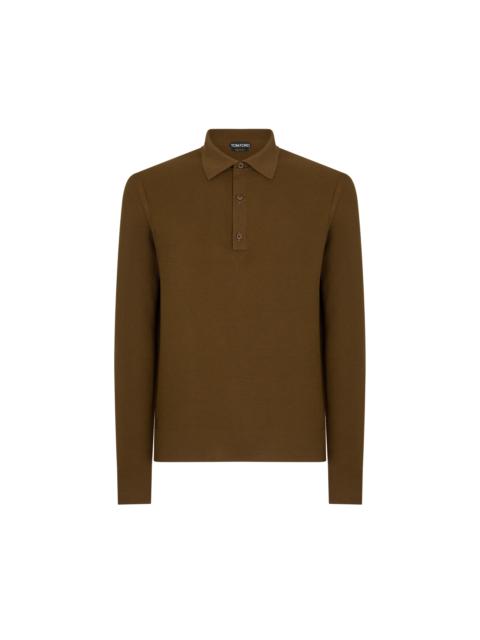 SILK COTTON PIQUET POLO
