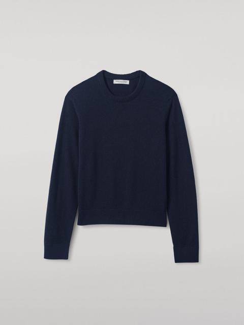 Classic Cashmere Navy Round Neck Jumper