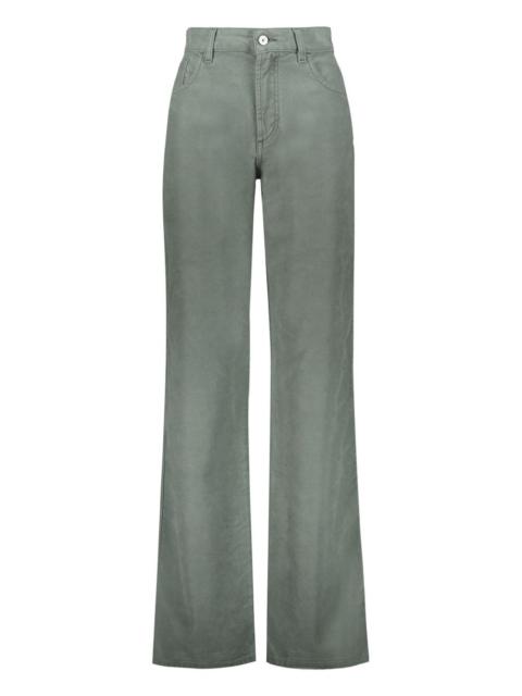 cotton-blend trousers