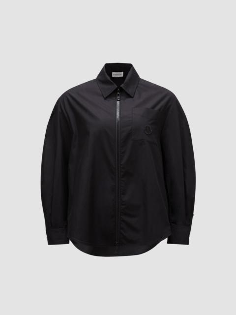 Poplin Zip-Up Shirt