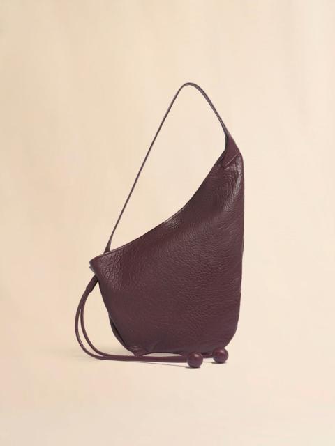 SMALL RED NAPPA HOBO BAG