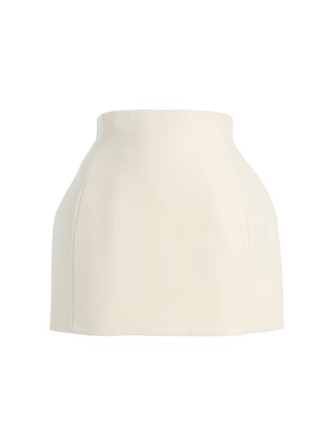 RHW Sculpted Skirt Mini ivory