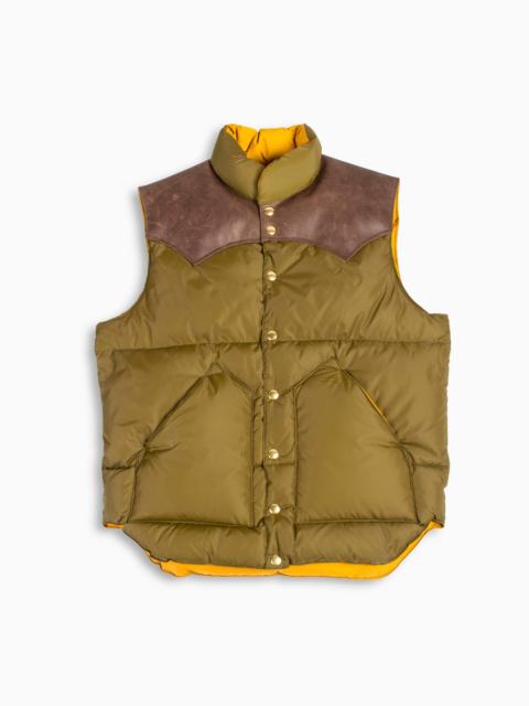 x Rocky Mountain Featherbed Nylon Down Vest OD