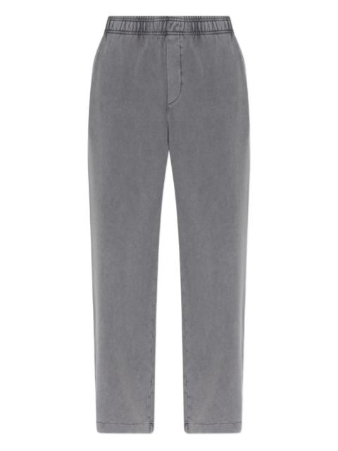 logo-patch elasticated trousers