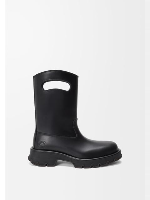 Bobby boot in vegetable-tanned calfskin