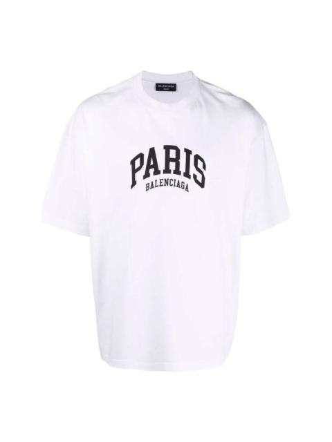 Men's Cities Paris T-shirt Medium Fit in White