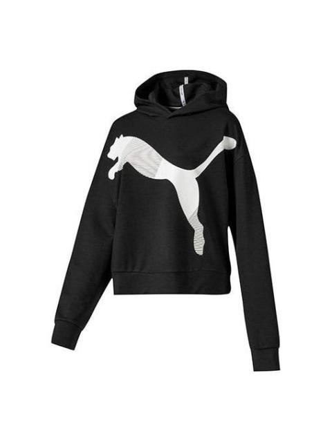 (WMNS) PUMA Athletic Hoodie 'Black' 581034-01