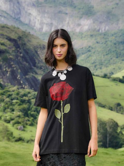 Black Rose Organic Cotton Relaxed T-Shirt