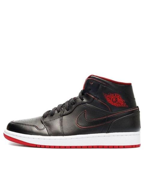 Air Jordan 1 Mid 'Black Red' 554724-028