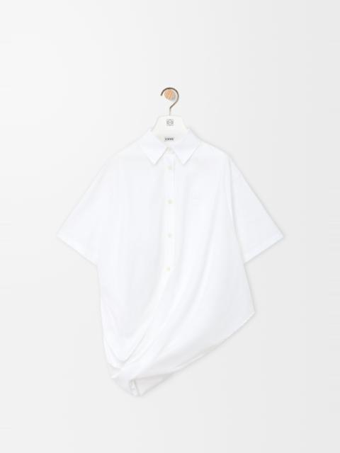 Short sleeve shirt in cotton