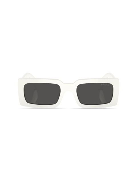 logo-lettering rectangular sunglasses
