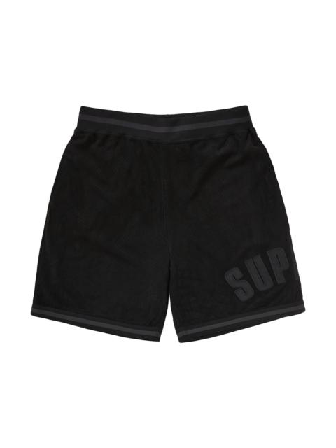 Supreme Ultrasuede Mesh Short Black