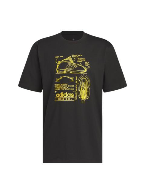 adidas FTW Link 3 T-Shirt 'Black Yellow' IA3265