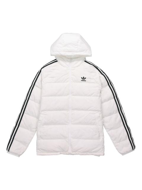 adidas Revsbl Jacket Casual Sports hooded down Jacket White FT6894