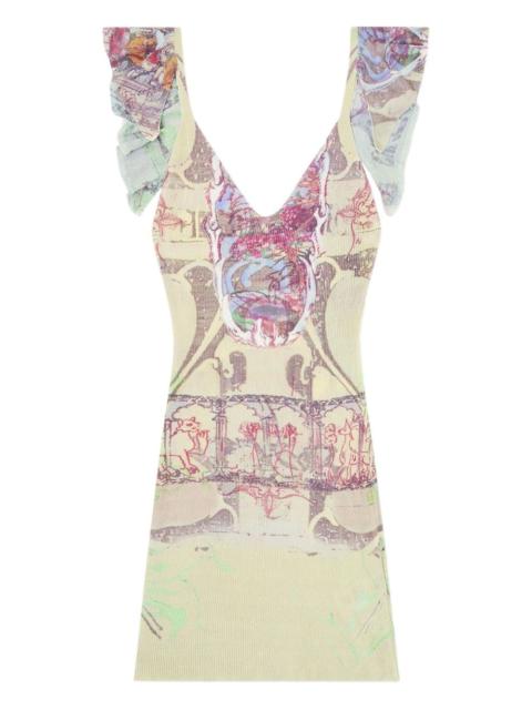 M-Fiorenza ruffled dress