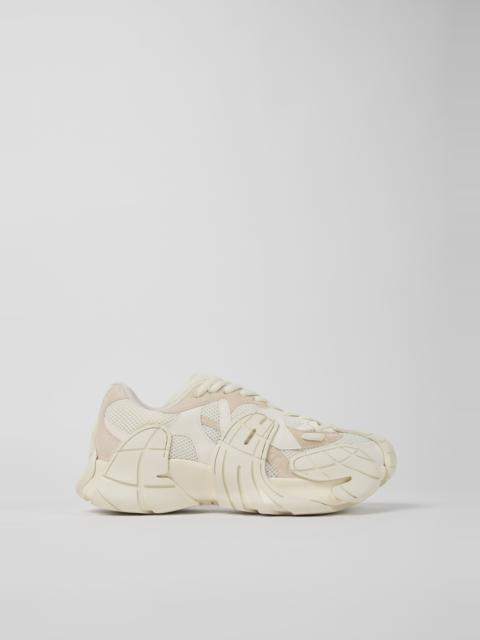 White Textile Sneakers