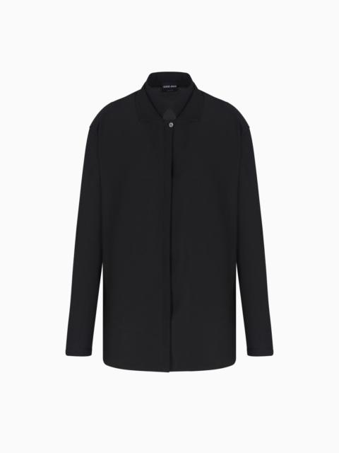 TRIPLE SILK GEORGETTE SHIRT