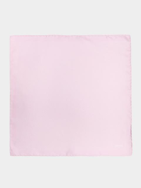 Men's Micro Polka Dot Silk Pocket Square