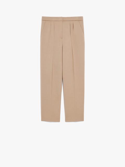 VERBANO Slim-fit, stretch-wool trousers