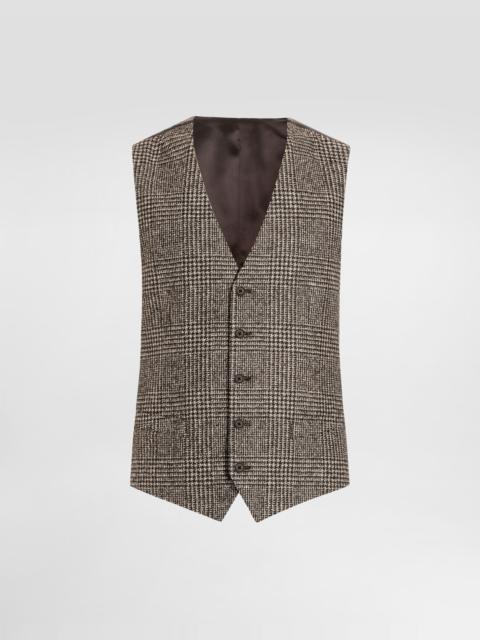 Glen plaid vest