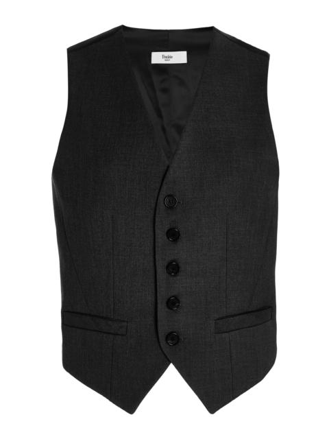 Gelso Woven Waistcoat black