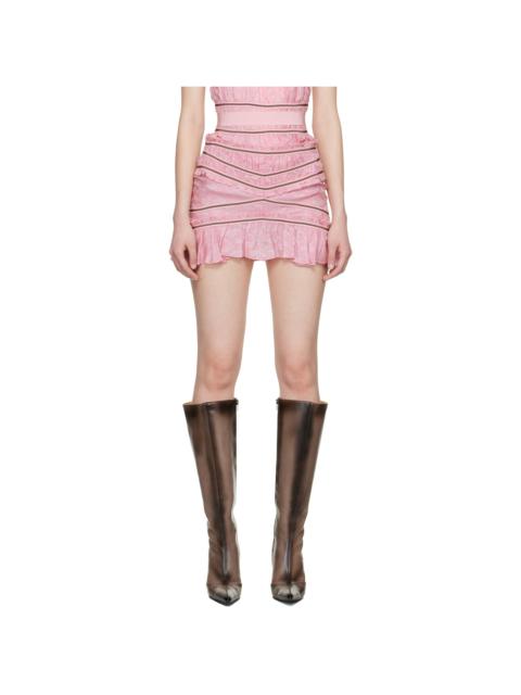 SSENSE Exclusive Pink Freya Miniskirt