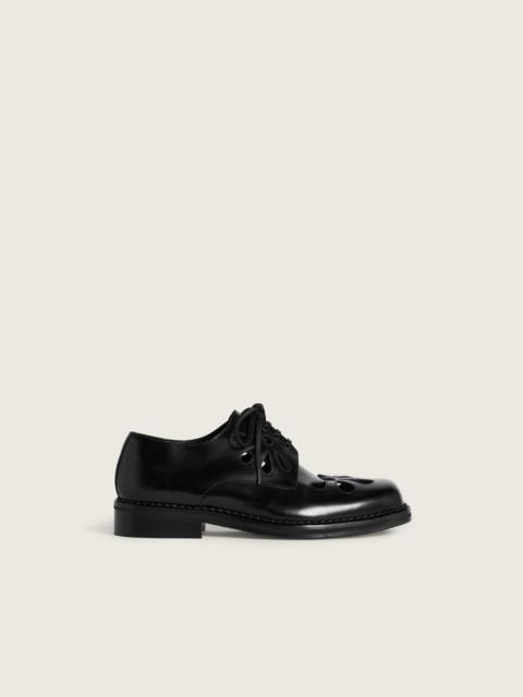 Daisy Cutout Square Toe Brogue