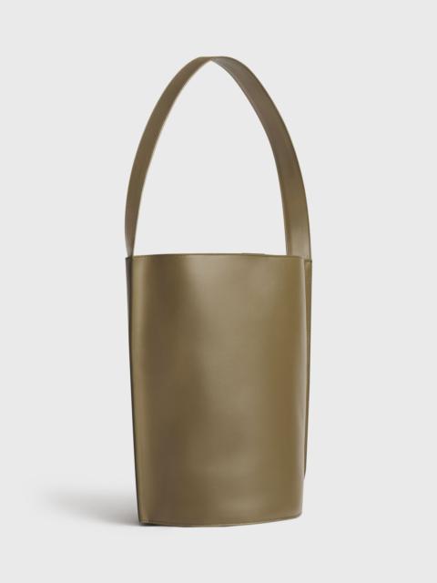 Bucket Tote Bag in Leather