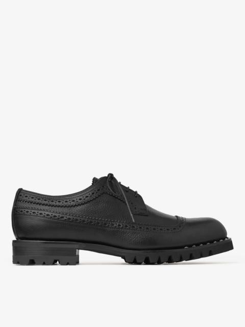 Diamond Derby
Black and Gunmetal Calf Leather Lace-Up Shoes